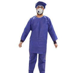 تصویر از ست گان و کلاه و شلوار بیمار