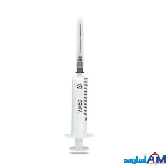 تصویر از سرنگ 5 سی سی ورید دو تکه لوئراسلیپ