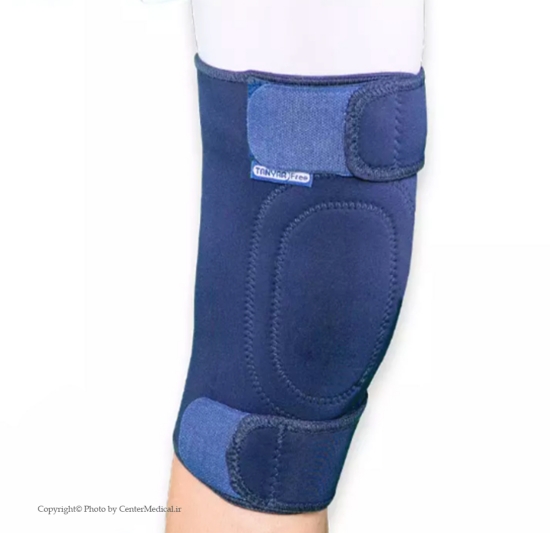 تصویر از زانوبند قابل تنظیم کشکک بسته نئوپرن تن یار کد5110