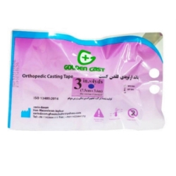 تصویر  باند ارتوپدی فایبر گلاس گلدن کست 3 اینچ