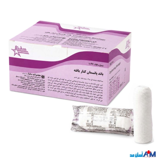 تصویر  باند پانسمان کنار بافته ساینا 10 سانت
